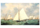 Art - Peinture - Fitz Hugh Lane - New York Yacht Club Regatta  C. 1856 - Carte Neuve - CPM - Voir Scans Recto-Verso - Malerei & Gemälde