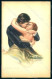 Artist Signed Colantuoni Lady Romantic Couple Serie 1  Postcard HR1757 - Autres & Non Classés