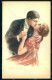 Artist Signed Colantuoni Lady Romantic Couple Serie 1 Postcard HR1756 - Autres & Non Classés