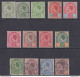 1899-1904 Thailand/Tailandia - SG 67/81 13 Values   MLH/* USED - Thailand