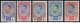 1961 Thailand - Tailandia - King Bhumipol ,  429/432/433/435/436 5 Values MNH** - Thailand