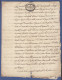 PAPIER TIMBRE 1792 - JURA - CESSION DE FONDS - LE BOURGET - Storia Postale