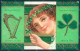 Greetings Lady St. Patrick S Day Serie 3 Relief Postcard HR0134 - Ohne Zuordnung