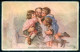 Artist Signed Fialkowska W. Children Child Boy Girl Serie 1096 Postcard HR0946 - Altri & Non Classificati