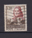 ITALIE 1951 TIMBRE N°604 OBLITERE LE PERUGIN - 1946-60: Oblitérés