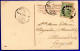 2910.GREECE.1911 POSTCARD TO EGYPT, NAFSTATHMOS (ΝΑΥΣΤΑΘΜΟΣ) POSTMARK. - Flammes & Oblitérations