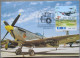 ISRAEL 1998 MAXIMUM CARD POSTCARD SPITFIRE MK 9 STAMP POSTAL SERVICES CARTOLINA CARTE POSTALE POSTKARTE CARTOLINA - Maximumkaarten
