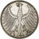 République Fédérale Allemande, 5 Mark, 1956, Stuttgart, Argent, TTB+ - 5 Marcos