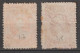 1882 - QUEENSLAND - YVERT N°47/48 OBLITERES  - COTE = 70 EUR - Oblitérés