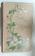 Album Pour Cartes Postales Anciennes - Couverture Tissus Gris Décorations Fleur En Relief - Dim:38/25/8cm - Albums, Binders & Pages