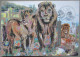 ISRAEL1992 MAXIMUM CARD POSTCARD ASIAN LION JERUSALEM ZOO FIRST DAY OF ISSUE CARTOLINA CARTE POSTALE POSTKARTE CARTOLINA - Maximum Cards