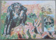 ISRAEL1992 MAXIMUM CARD POSTCARD CHIMPANZEE JERUSALEM ZOO FIRST DAY OF ISSUE CARTOLINA CARTE POSTALE POSTKARTE CARTOLINA - Maximumkarten