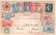 Afrique - Timbres ZANZIBAR - Carte De Membre 1910 Société Internationale Des Collectionneurs Marseille (2 Scans) - Tanzanie