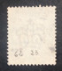 GB54 Victoria 2 1/2 P Bleu YT 62 Planche 23 Couronne Oblitéré - Used Stamps