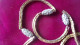 VINTAGE COLLIER DIOR GERMANY PLAQUE OR  L 63 CM - Necklaces/Chains