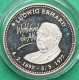 1997 Germany /BRD Medaille  Ludwig Erhard .500 Silber,5821 - Profesionales/De Sociedad