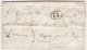 Lettre Avec Cursive "23 Bourdeille" , Cachet Brantôme, 1 Décime Noir, 1841, Dordogne - 1801-1848: Precursors XIX