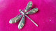 ART NOUVEAU BROCHE LIBELLULE ARGENT DRAGONFLY SILVER - Sonstige & Ohne Zuordnung