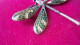 ART NOUVEAU BROCHE LIBELLULE ARGENT DRAGONFLY SILVER - Sonstige & Ohne Zuordnung