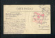 "FRANKREICH" 1915, AK Mit "ZENSUR" (roter Rahmenstempel "Passed Censor"), K2 "BASE ARMY POSTOFFICE" (R1096) - Cartas & Documentos