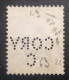 GB57 Victoria 3 P Rose YT 63 PERFORÉ «  CORY C » Planche 21 Couronne Oblitéré - Used Stamps