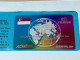 Mint USA UNITED STATES America Prepaid Telecard Phonecard, Singapore International Coin Show,Set Of 1 Mint Card Envelope - Sprint