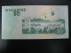 SINGAPORE $5  BANKNOTE (ND)  BIRD SERIES , UNC - Singapour