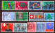 Switzerland / Schweiz 1965 - 1966 ⁕ Nice Collection / Lot Of 37 Used Stamps - See All Scan - Gebruikt