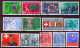 Switzerland / Helvetia / Schweiz / Suisse 1965 - 1966 ⁕ Nice Collection / Lot Of 37 Used Stamps - See All Scan - Used Stamps