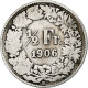 Suisse, 1/2 Franc, 1906, Bern, Argent, TB+, KM:23 - Autres & Non Classés