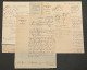 Delcampe - Dossier Met Originele Briefwisseling Periode 1879-1912 Betreffende De Chemin De Fer Du Nord / Nord-Belge - Documents & Fragments