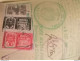 Delcampe - Liban Lebanon 4 Passport / 4 Passeport / EXTREMELY RARE!!! PERFECT CONDITION !! Lot Visa Fiscal International 1955 - Lebanon