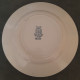 1 Assiette Plate Des Grands établissements Céramiques De ST AMAND, Modèle 6525,  Sans Numéro De Série (rare), - Platos