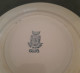 1 Assiette Plate Des Grands établissements Céramiques De ST AMAND, Modèle 6525,  Sans Numéro De Série (rare), - Plates