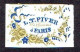 Très Petite Carte Gaufrée De L.T. PIVER Parfumeur à Paris - Other & Unclassified