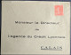 Delcampe - Perforés Crédit Lyonnais 3 Enveloppes, Dont Variété : Perforation Très Décalé, Semeuse & Paix - Briefe U. Dokumente