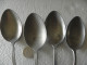 4 Cuillères A Soupe En Aluminium Xix Eme - Spoons