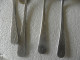 4 Cuillères A Soupe En Aluminium Xix Eme - Spoons