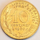 France - 10 Centimes 1980, KM# 929 (#4230) - 10 Centimes