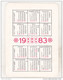 Romanian Small Calendar - 1983 CEC Bank - Calendrier , Roumanie - Petit Format : 1981-90