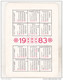 Romanian Small Calendar - 1983 CEC Bank - Calendrier , Roumanie - Tamaño Pequeño : 1981-90