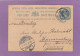 ENTIER POSTAL  DE GUDUR POUR HERMANNSBURG,ALLEMAGNE. - 1882-1901 Impero