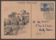 CHAUMONT - HAUTE MARNE / 1945 CARTE FDC JOURNEE DU TIMBRE  VOYAGEE / COTE 35.00 &euro; (ref 7215) - Journée Du Timbre