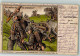 39870103 - Vorgehende Infanterie Artillerie Und Kavallerie Papierwarenfabrik Leonhardt Crossen-Mulde Feldpost Schirmeck - Guerre 1914-18