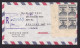 Venezuela: Registered Airmail Cover To USA, 1965, 4 Stamps, Value Overprint 1944 (minor Damage) - Venezuela