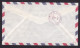 Venezuela: Registered Airmail Cover To USA, 1965, 4 Stamps, Value Overprint 1944 (minor Damage) - Venezuela