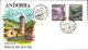 ANDORRE ESPAGNOL LOT 35  FDC DIFFERENTS - Lots & Kiloware (mixtures) - Max. 999 Stamps