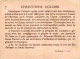 CHROMO N°7 CHRISTOPHE COLOMB DECOUVERTE DE L'AMERIQUE - Other & Unclassified
