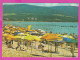 311075 / Bulgaria - Sunny Beach - Close-up Of The Resort Beach Umbrella Many People 1986 PC Septemvri Bulgarie Bulgarien - Bulgarie