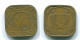 5 CENTS 1971 SURINAME Netherlands Nickel-Brass Colonial Coin #S12870.U.A - Surinam 1975 - ...